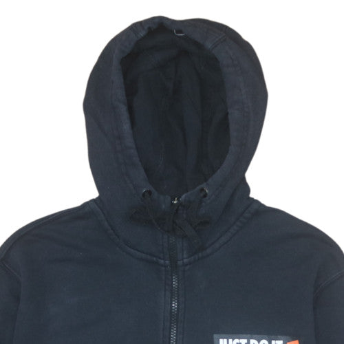 Mens UK Size XL Nike Black Full Zip Hoodie