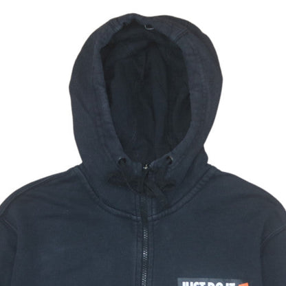 Mens UK Size XL Nike Black Full Zip Hoodie