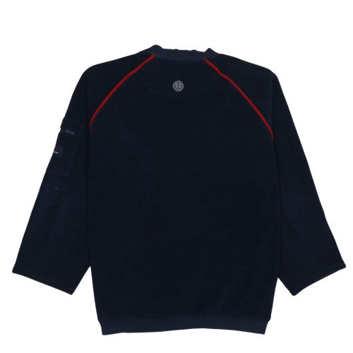 Mens UK Size XL Fred Perry Blue Pullover Sweatshirt