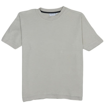 Mens UK Size L Calvin Klein Beige  T-Shirt