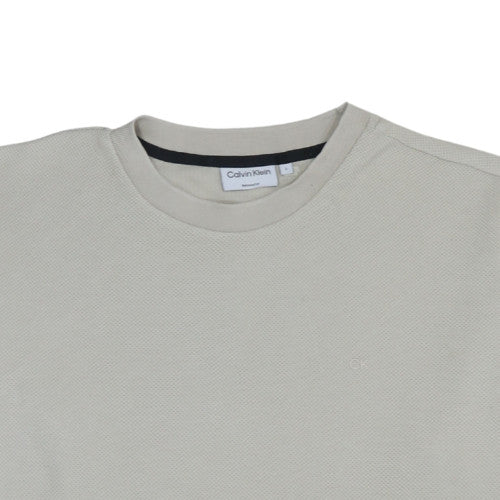 Mens UK Size L Calvin Klein Beige  T-Shirt