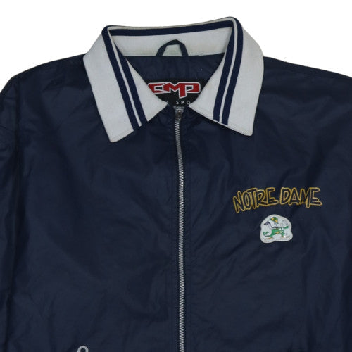 CMP Men's Blue Varsity Notre Dame Jacket Size S