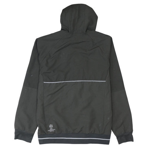 Mens UK Size L adidas Black Windbreaker Coat