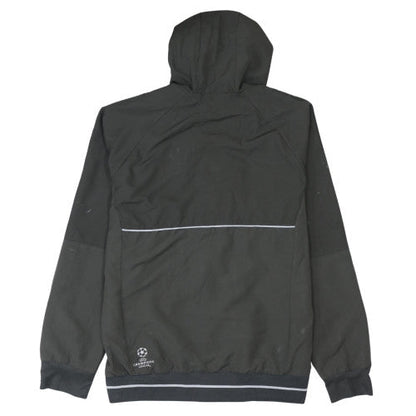 Mens UK Size L adidas Black Windbreaker Coat