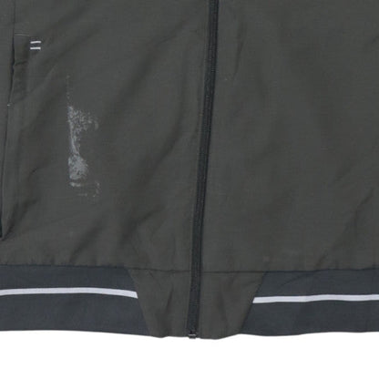 Mens UK Size L adidas Black Windbreaker Coat