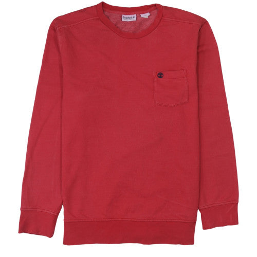 Mens UK Size L Timberland Red Pullover Sweatshirt