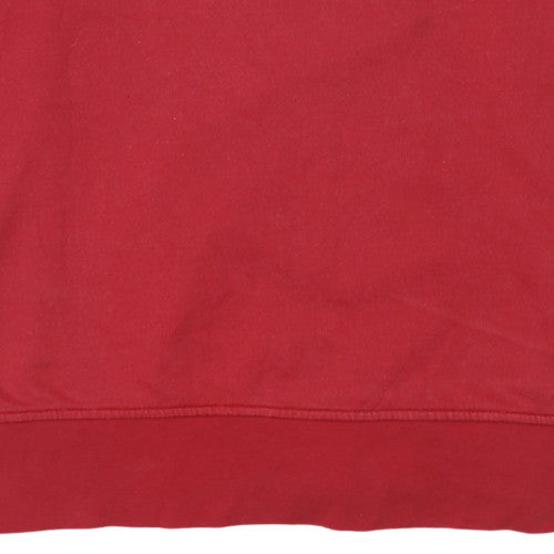 Mens UK Size L Timberland Red Pullover Sweatshirt