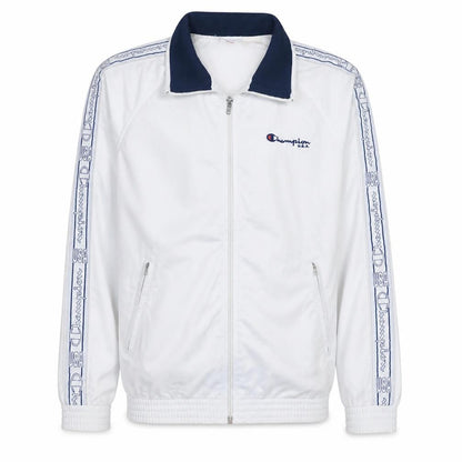 Mens UK Size S Champion White Full Zip Sweatshirt