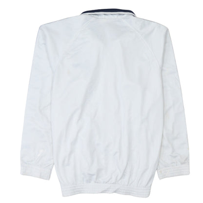 Mens UK Size S Champion White Full Zip Sweatshirt