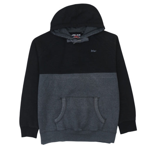 Mens UK Size 2XL Lee Cooper Black Pullover Hoodie