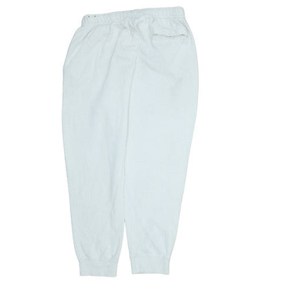 Nike Men's White Fleece Sweatpants XL Regular Fit Tapered