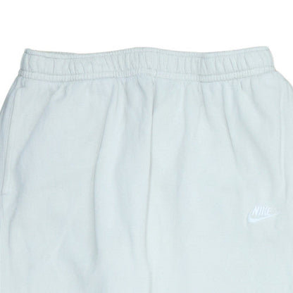 Nike Men's White Fleece Sweatpants XL Regular Fit Tapered