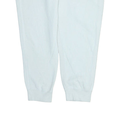 Nike Men's White Fleece Sweatpants XL Regular Fit Tapered