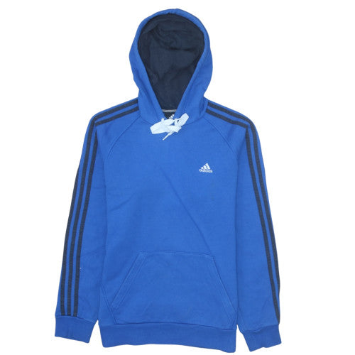 Mens UK Size S adidas Blue Pullover Hoodie