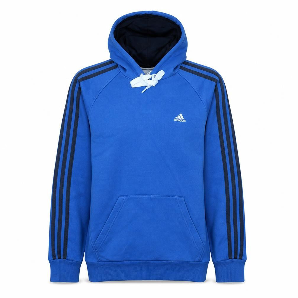 Mens UK Size S adidas Blue Pullover Hoodie