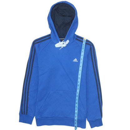 Mens UK Size S adidas Blue Pullover Hoodie