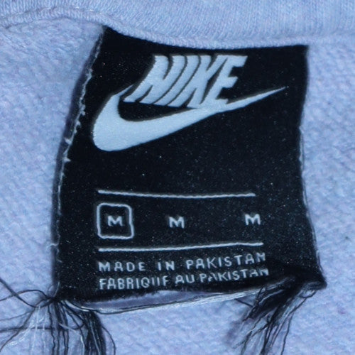 Mens UK Size M Nike Grey Pullover Hoodie