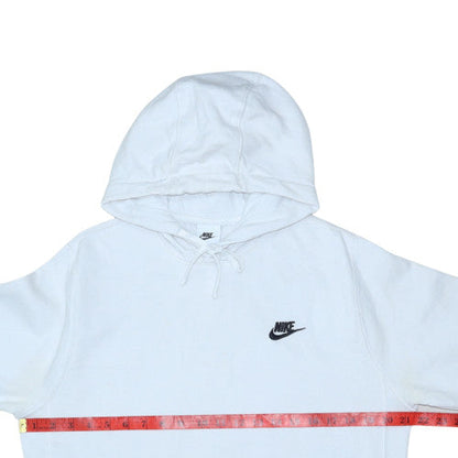 Mens UK Size S Nike White Pullover Hoodie