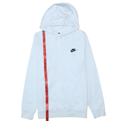 Mens UK Size S Nike White Pullover Hoodie