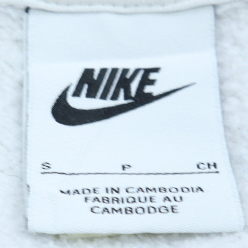 Mens UK Size S Nike White Pullover Hoodie