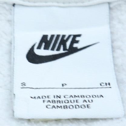 Mens UK Size S Nike White Pullover Hoodie