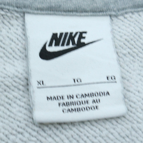 Mens UK Size XL Nike Grey Pullover Hoodie