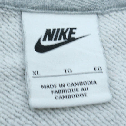 Mens UK Size XL Nike Grey Pullover Hoodie