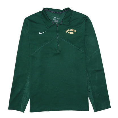 Mens UK Size L Nike Green Henley Sweatshirt