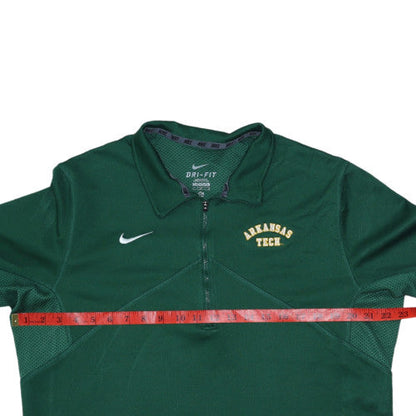 Mens UK Size L Nike Green Henley Sweatshirt