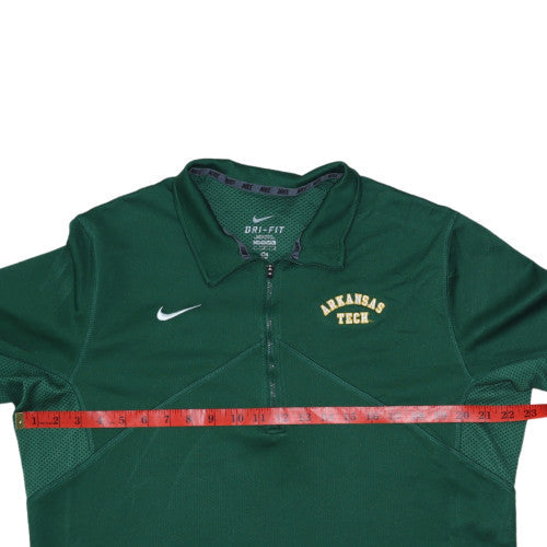 Mens UK Size L Nike Green Henley Sweatshirt