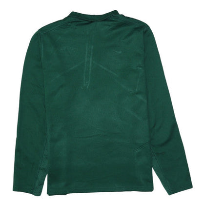 Mens UK Size L Nike Green Henley Sweatshirt
