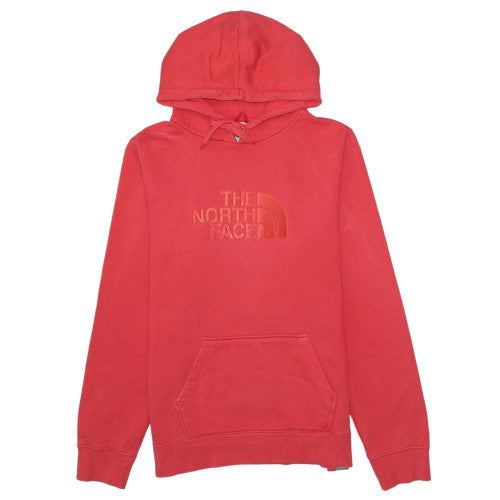 Womens UK Size M The North Face Red Pullover Hoodie