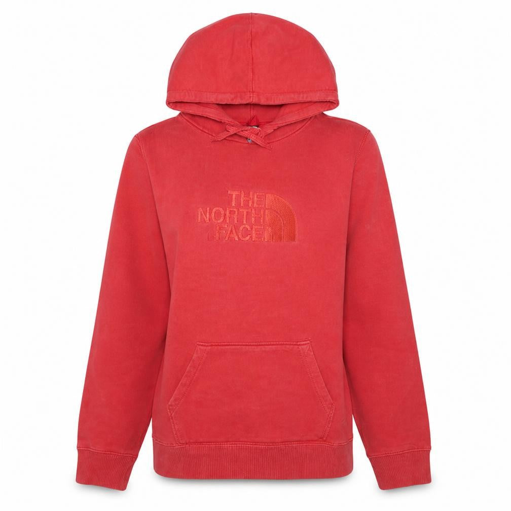 Womens UK Size M The North Face Red Pullover Hoodie