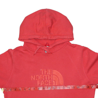 Womens UK Size M The North Face Red Pullover Hoodie