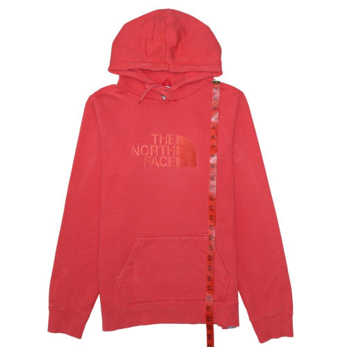 Womens UK Size M The North Face Red Pullover Hoodie