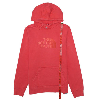 Womens UK Size M The North Face Red Pullover Hoodie