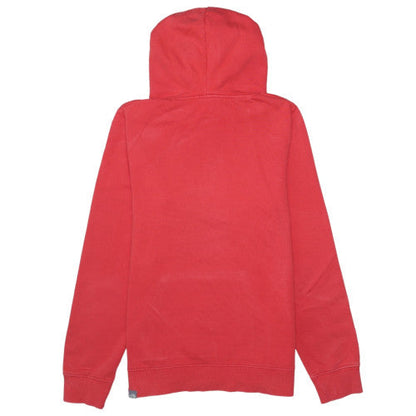 Womens UK Size M The North Face Red Pullover Hoodie