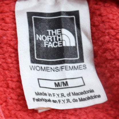 Womens UK Size M The North Face Red Pullover Hoodie