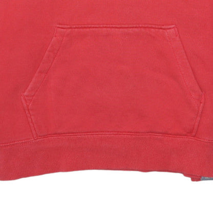 Womens UK Size M The North Face Red Pullover Hoodie
