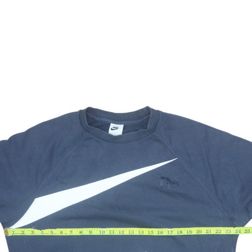 Mens UK Size M Nike Blue Pullover Sweatshirt