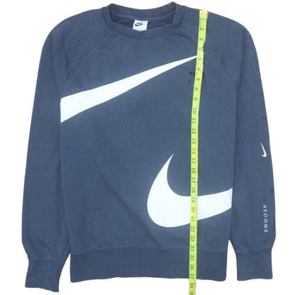 Mens UK Size M Nike Blue Pullover Sweatshirt