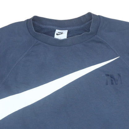 Mens UK Size M Nike Blue Pullover Sweatshirt