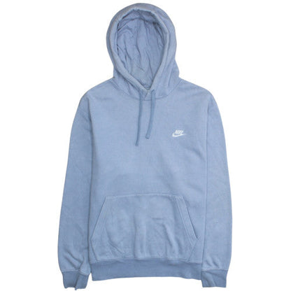 Mens UK Size L Nike Blue Pullover Hoodie