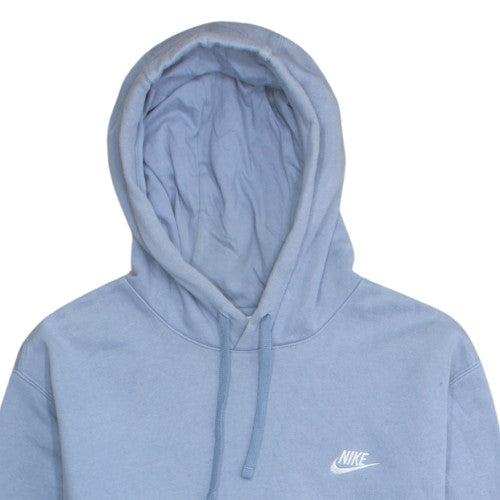 Mens UK Size L Nike Blue Pullover Hoodie
