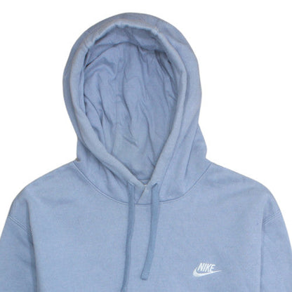 Mens UK Size L Nike Blue Pullover Hoodie