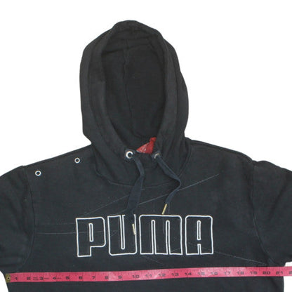 Mens UK Size M PUMA Black Pullover Hoodie