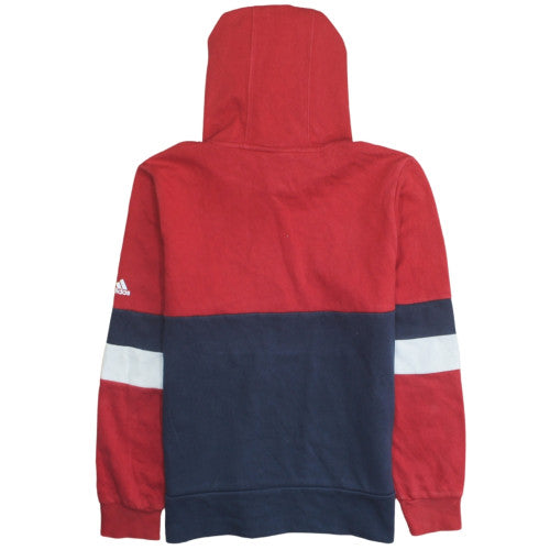 Boys UK Size 13-14 Years adidas Red Pullover Hoodie