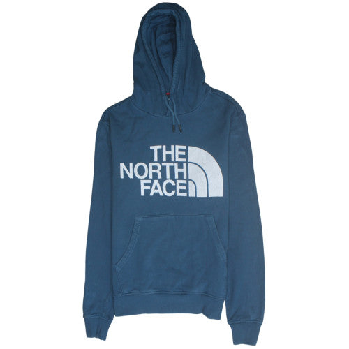 Mens UK Size M The North Face Blue Pullover Hoodie