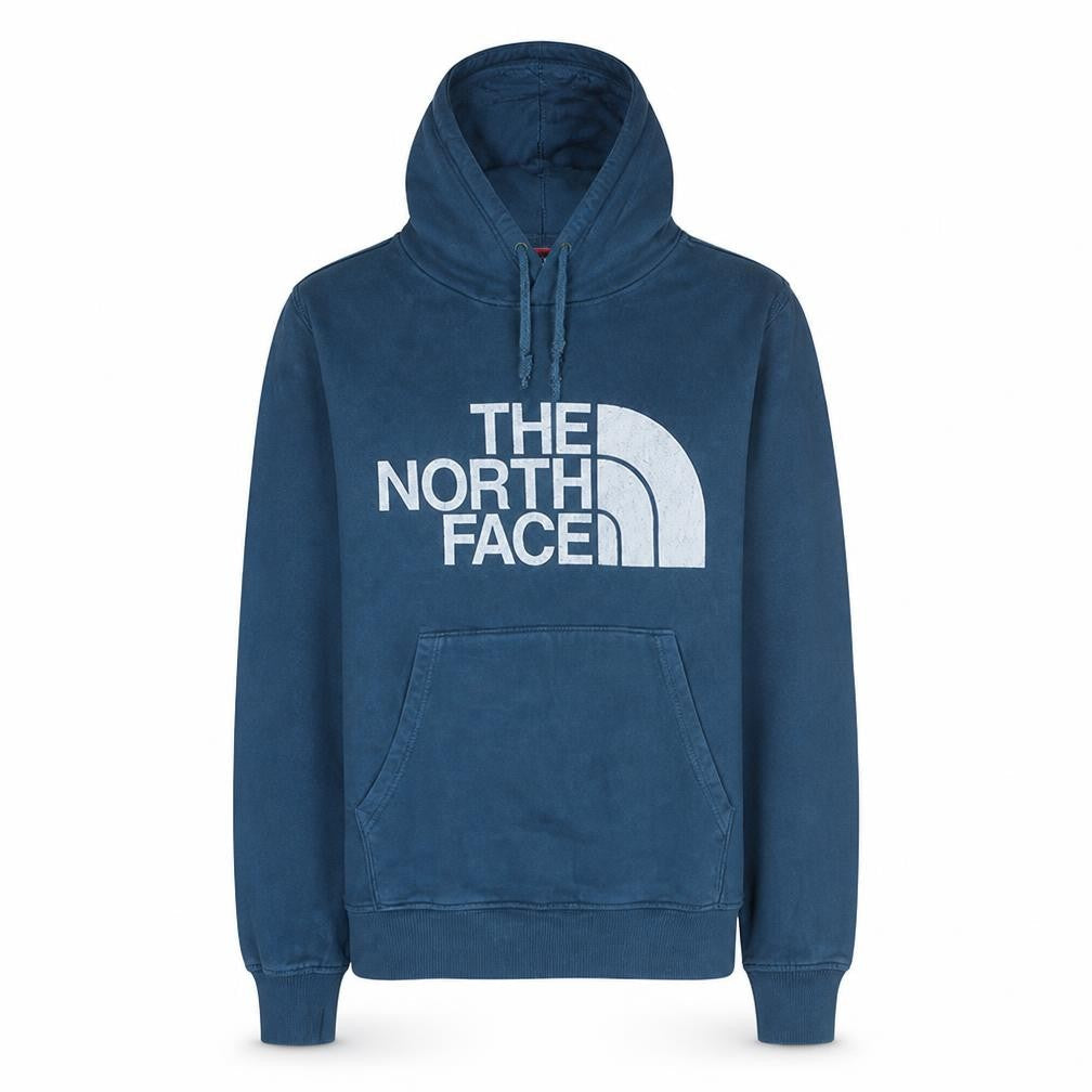 Mens UK Size M The North Face Blue Pullover Hoodie