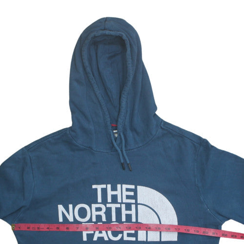 Mens UK Size M The North Face Blue Pullover Hoodie